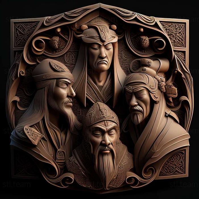 3D model Romance of the Three Kingdoms X game (STL)